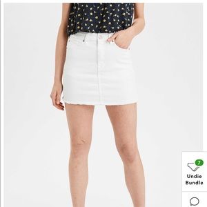 AE High-Waisted Denim Mini Skirt
